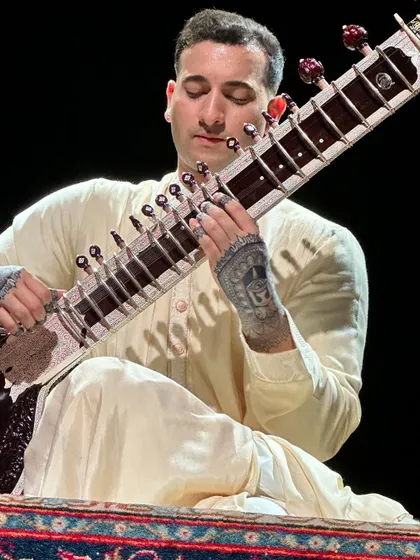 A close-up performance shot from my London trip.
