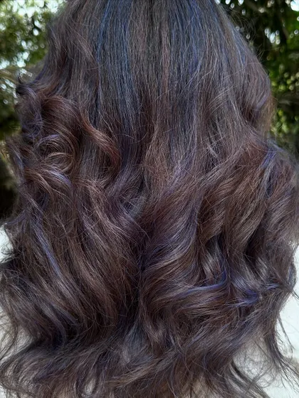 The texture and color together are just magic. These are statement curls.