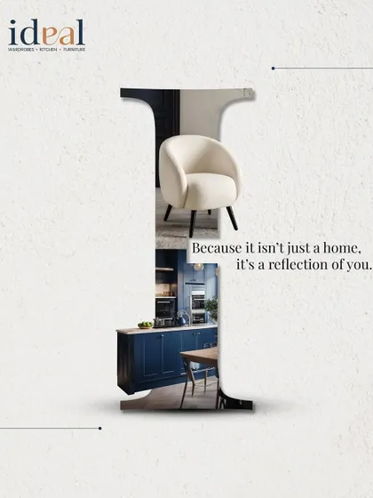This graphic represents my core belief: a home is a reflection of you. From a comfortable armchair to a chef-style kitchen, I turn your vision into a beautifully functional reality, telling your story through design.
