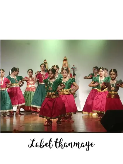 The grace of classical dance is complemented by these traditional costumes, designed for a full troupe of young performers.