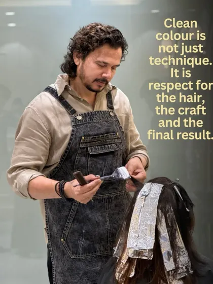 My philosophy: Clean color is not just a technique. It is respect for the hair, the craft, and the final result.