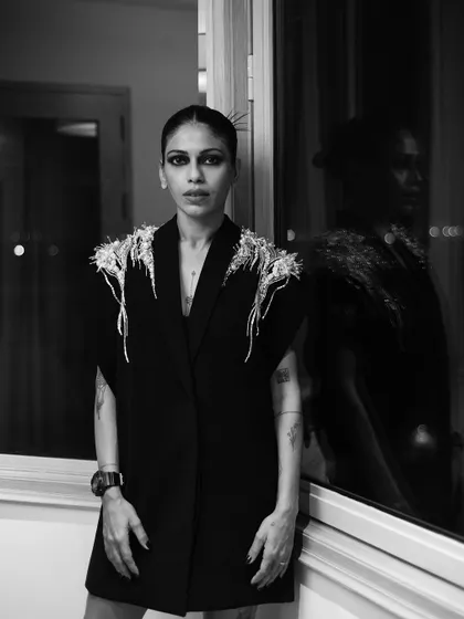 There are moments in your career that feel like history. Photographing Anasuya Sengupta after her historic Best Actor win at Cannes was one of them. This black and white portrait was about capturing the raw power and grace of an artist at the top of her game.