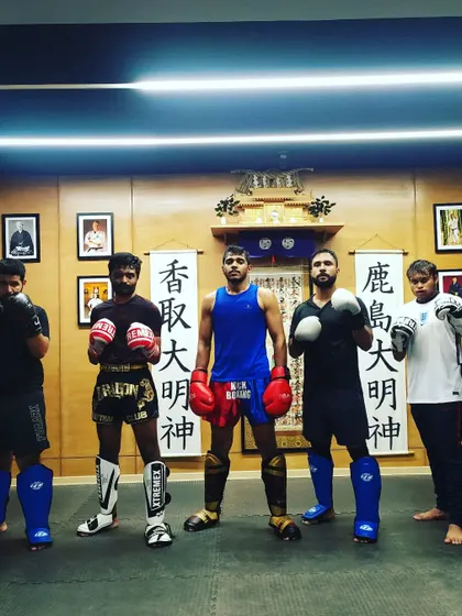 The striking team at The Dojo. We train hard and push each other to be better fighters.