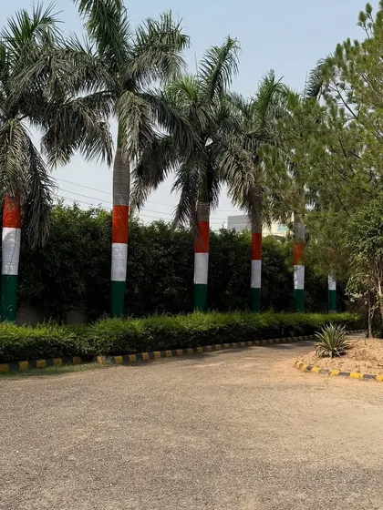 The path to success at our Ambala campus. The trees painted in the tricolor remind every student of the nation they aspire to serve. Discipline and patriotism are at the core of our training.