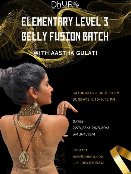 It's time to level up. Our Elementary Level 3 Belly Fusion Batch is for dancers ready to deepen their practice with more advanced techniques and choreography.