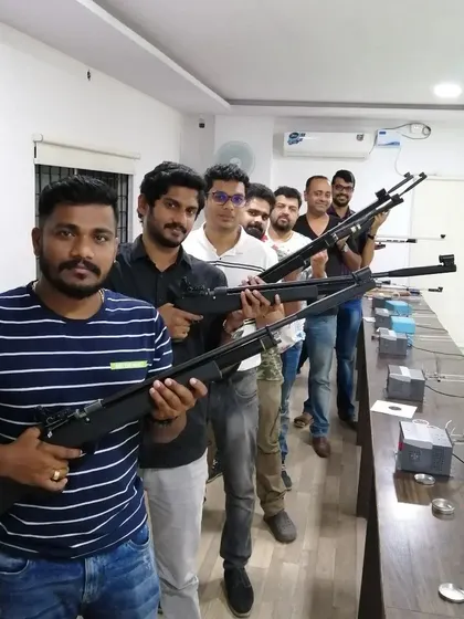 A boys' day out at the range. It's a great way to switch things up and engage in some friendly competition with your buddies.