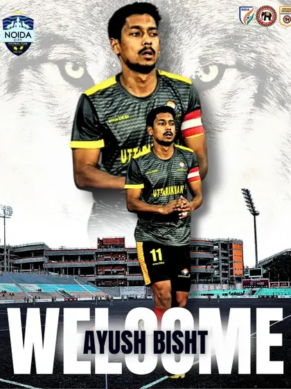 He's home. Our prolific forward and national games medalist, Ayush Bisht, is back with the Wolves.