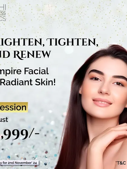 Don't miss our exclusive one-day offer. Brighten, tighten, and renew your skin with a Vampire Facial session at a special, limited-time price.