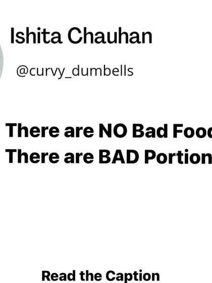 There are no bad foods, only bad portion sizes. Some foods are more calorie-dense or nutrient-dense than others. It's all about balance.