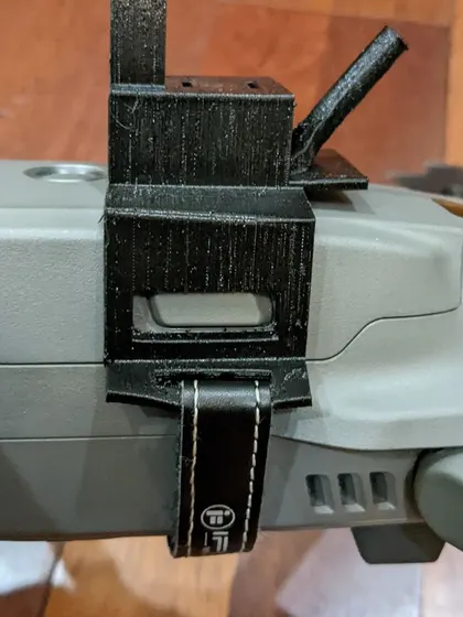 This is a close-up of my custom rig, mounting a Caddx Vista kit onto a Mavic 2 Pro drone. This setup allows me to fly a high-quality cinematic drone with the immersive view of FPV goggles.