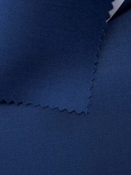 A classic navy wool fabric, the workhorse of any professional wardrobe.