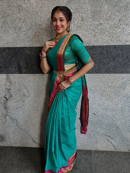 Another photo in my mother's beautiful saree. It's a reminder of the parampara, the tradition and legacy that I feel so humbled to carry forward through my art.