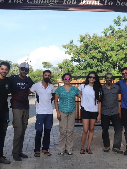 The full route development team for the Hosadurga project. A collaborative effort to create more accessible climbs for the community.