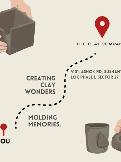 Your journey to creating clay wonders starts here. Our Gurgaon studio is your destination for molding memories and unleashing your inner artist.