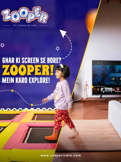 Ghar ki screen se bore? Zooper mein karo explore. It's time to trade screen time for airtime and let the real fun begin.