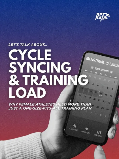 For female athletes, a one-size-fits-all plan doesn't work. I focus on cycle syncing and adjusting training load based on individual physiology, not generic rules.