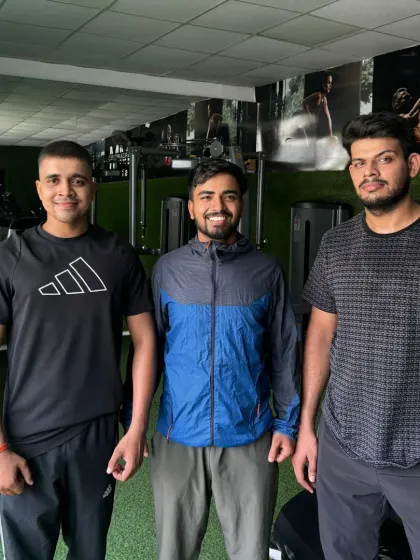 With members of the training community. We push each other to be better.