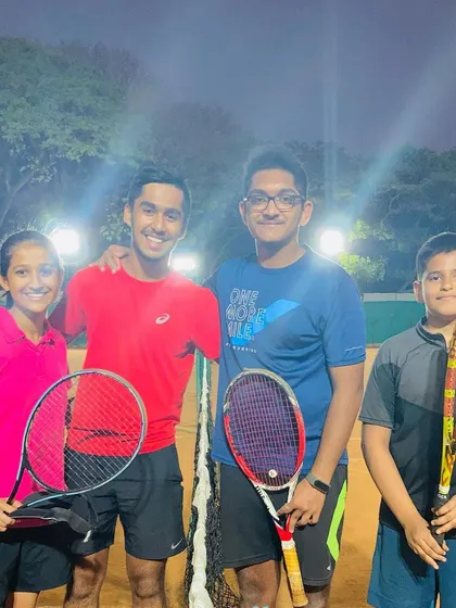 The winners and runners-up of our Inter-academy Davis Cup tournament. We love celebrating the achievements of our talented players.