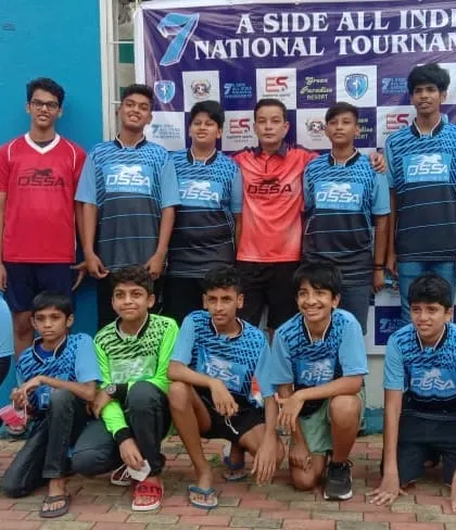 Our DSSA football squad ready for their first national tournament. We prepare our players not just physically, but mentally for high-stakes competition.