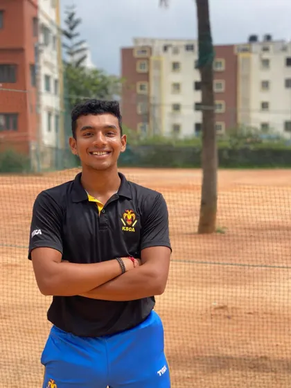 Aashish, one of our four state representatives, pictured at the academy where he honed his skills.