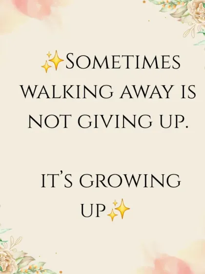 The wisdom of the Eight of Cups. Walking away is often misinterpreted as giving up. In reality, it's a sign of maturity and growth, choosing to move toward something better for your soul.