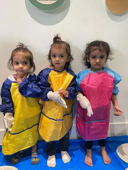 Each activity, from making Bhel Puri and toast to plucking methi leaves and exploring what floats, is a lesson in itself. These practical life and sensorial activities are central to the Montessori method, helping children develop fine motor skills, concentration, and a deep understanding of the world through their own actions.