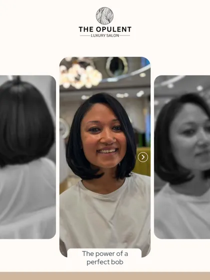 The power of a perfect bob. This collage shows the versatility and chic appeal of a well-executed bob haircut, looking great from every angle.