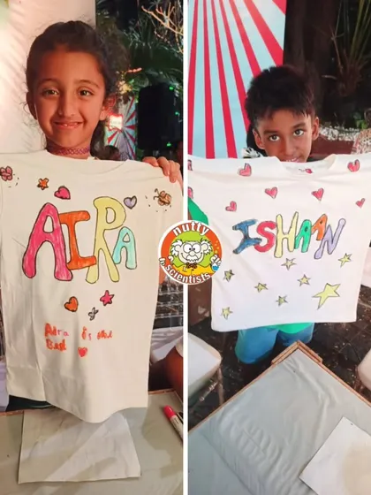 Personalized t-shirts with names and stars. This activity allows kids to make something that is truly their own, making it a memorable part of any event.