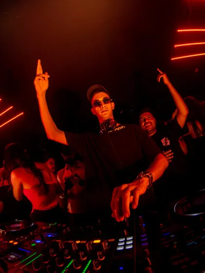 I'm in my element at M Bar Kolkata. I love getting up close with the crowd and feeding off their energy to build the perfect party atmosphere from behind the decks.