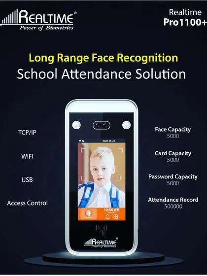 We offer modern security solutions for schools, including this long-range face recognition system for attendance. It provides a touchless and efficient way to log student attendance, enhancing both safety and administrative productivity.
