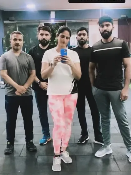 Another post-workout selfie. Capturing these moments helps us track our progress and celebrate the daily grind.