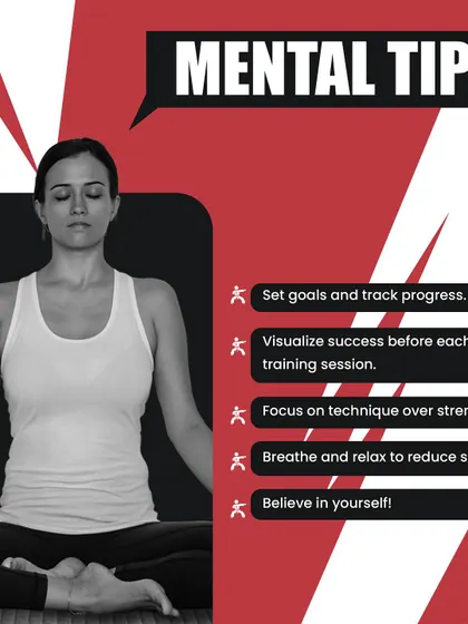 Here are some mental tips for your journey. Set goals, visualize success, and believe in yourself. The mind is your most powerful weapon.
