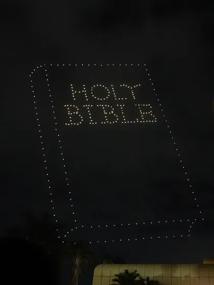 A formation of the Holy Bible from our New Year's show in Zimbabwe. We tailor our content to be culturally and religiously relevant to our diverse international audiences.