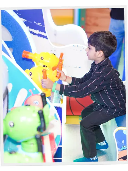 This water-jet arcade game is perfect for younger children, offering interactive fun that keeps them engaged and delighted.