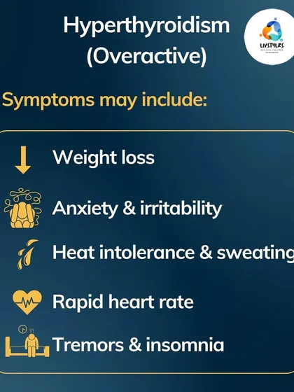Hyperthyroidism, or an overactive thyroid, can lead to weight loss, anxiety, heat intolerance, and insomnia. Understanding the signs can help you seek timely medical advice and lifestyle intervention.