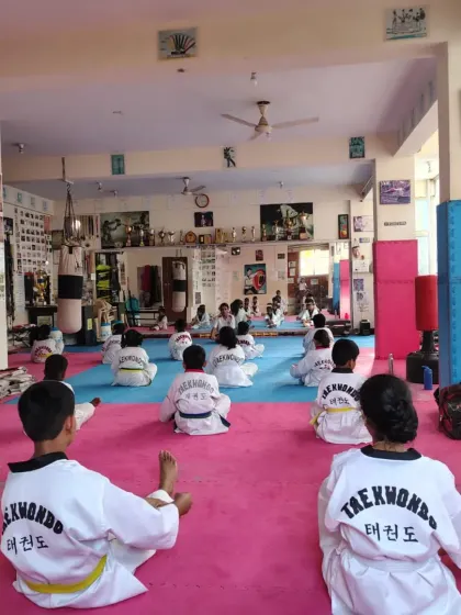 Another angle of the seated meditation.