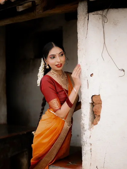A collection of additional portraits and detail shots from my traditional and ethnic wear photoshoots. These images showcase a variety of sarees, lehengas, and half-sarees in diverse settings, highlighting my ability to capture the essence of Indian fashion for designers, boutiques, and bridal brands.