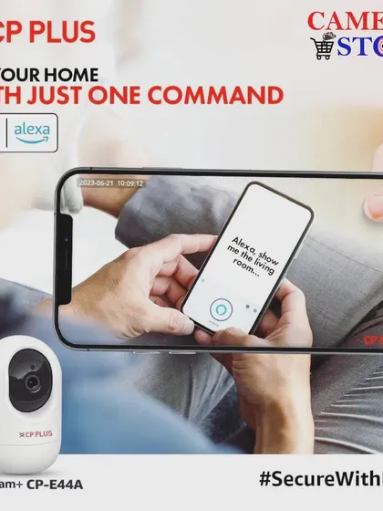 We make home security simple and convenient. Our CP Plus cameras work with Amazon Alexa, allowing you to see a live view of any room with just a simple voice command.
