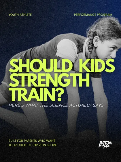 "Should kids strength train?" This is a question we hear often from parents. This infographic addresses the science behind youth strength training, explaining why it is not only safe but essential for long-term athletic development. We build programs that are progressive, not punishing, to set the foundation for future speed, power, and injury resilience.