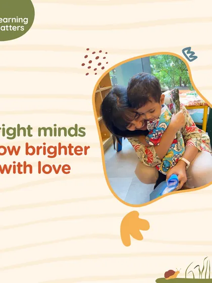 A hug from a trusted educator provides a moment of co-regulation and emotional safety. Building secure, nurturing relationships is central to our work, as it gives children the confidence to explore, learn, and grow.