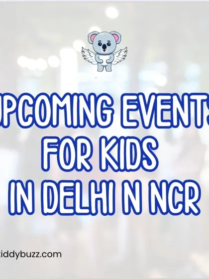 This graphic is a teaser for all the upcoming events for kids in Delhi NCR. Swipe to see what's happening this weekend!