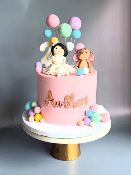 A gratitude post! This cake was for Aashu's 2nd birthday, and I also made her 1st birthday cake. It means the world to me when families trust me year after year.