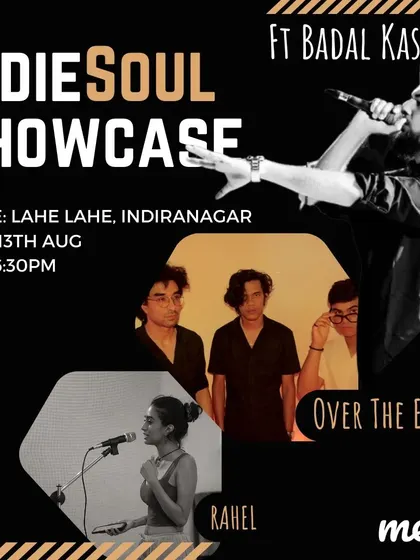 The official poster for the 'Indie Soul Showcase' at Lahe Lahe. Events like these are vital for supporting and growing the local indie music scene.