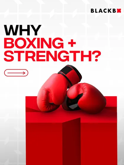 Why choose Boxing + Strength? It's a dynamic workout that builds power, endurance, and stability all in one session.