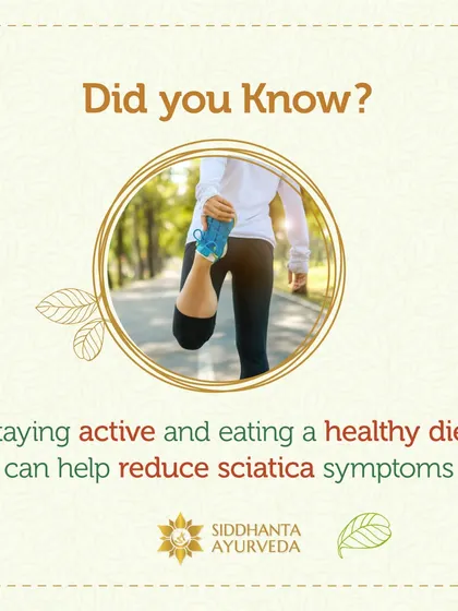 This is a reminder that small, consistent lifestyle changes make a big difference. An active lifestyle and healthy diet are key components of the holistic plan I create for managing sciatica.