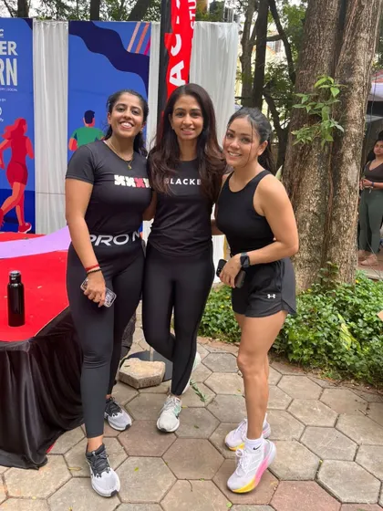 Smiles and good vibes after a great outdoor session. Our community shows up and supports each other.