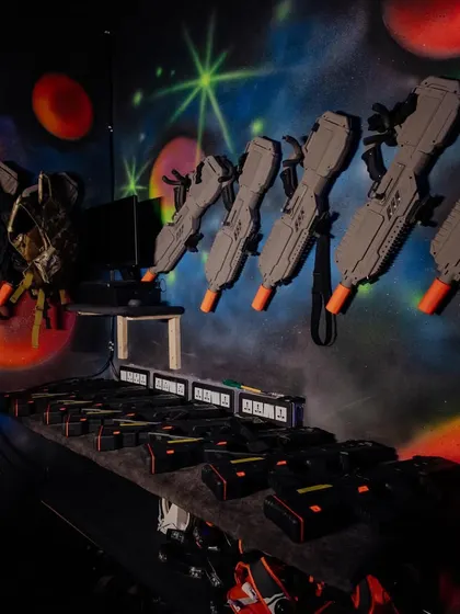 Gear up for battle. We provide top-of-the-line laser guns and vests for a safe and thrilling experience for every player.