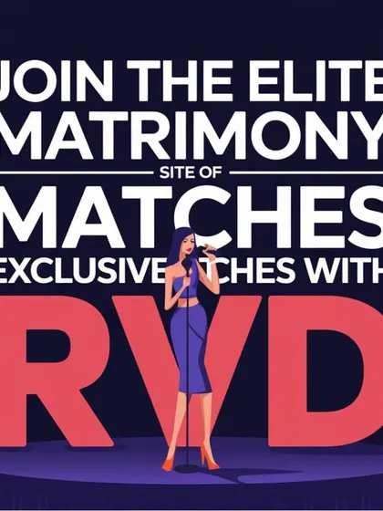 This graphic invites you to join my elite matrimony site for exclusive matches. I cater to a clientele that values privacy, quality, and curated introductions.