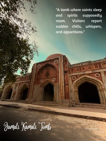 Jamali Kamali Tomb, a place where saints are said to sleep and spirits roam. Visitors have reported sudden chills, whispers, and apparitions, making it one of Delhi's most haunted sites.