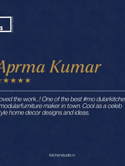 Aprma Kumar calls us one of the best modular furniture makers in town. It’s feedback like this that motivates us to deliver celebrity-style home decor designs and ideas.